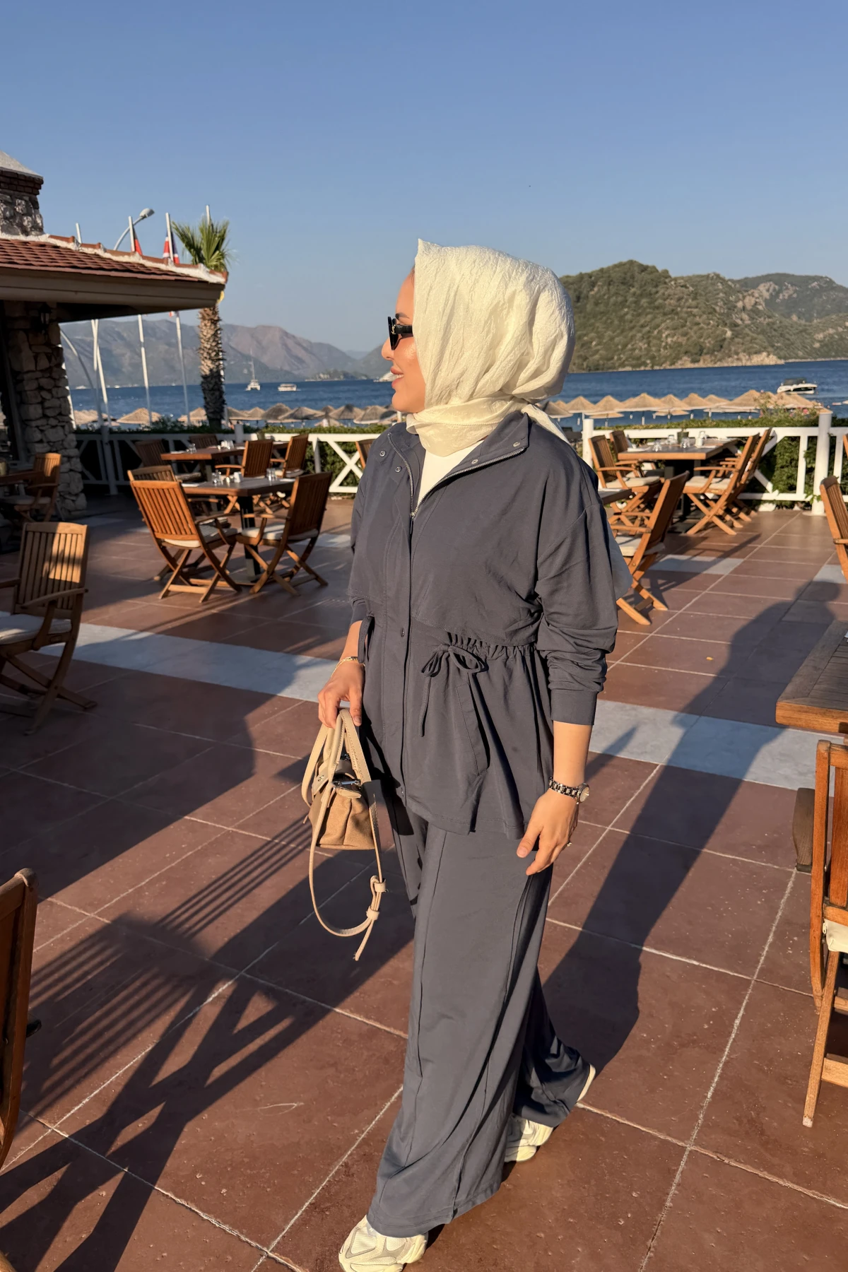 Fermuarlı Modal Takım