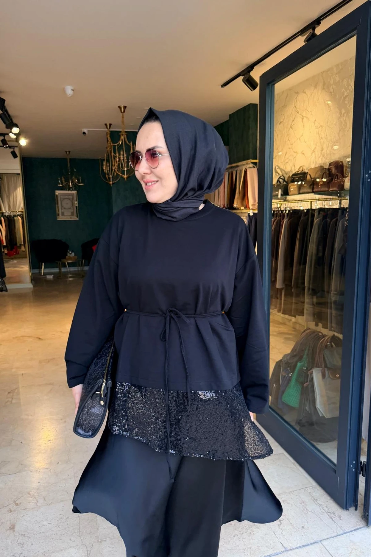 ALEV PUL PAYET DETAYLI SWEAT