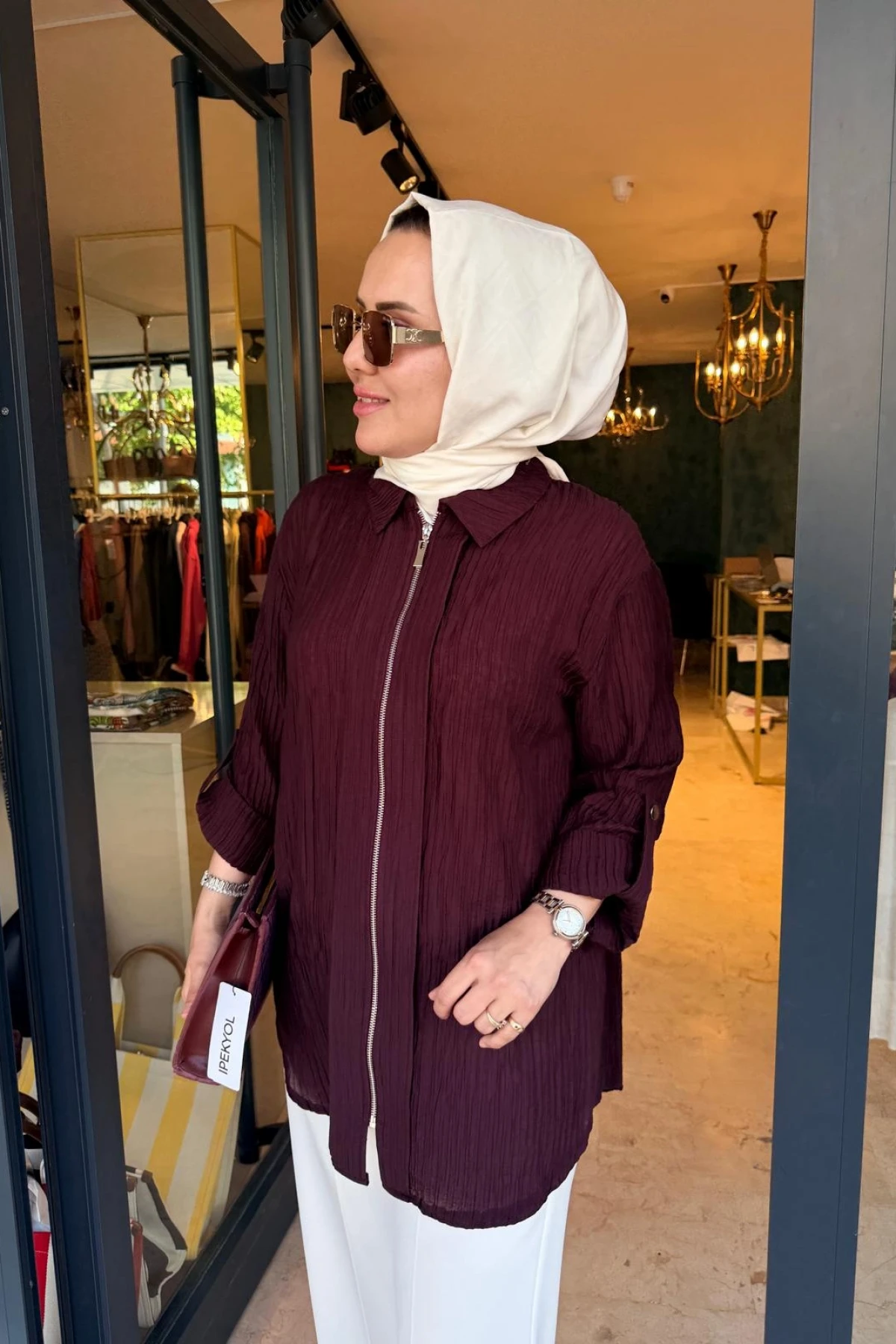 FERMUARLI RAHAT GİY ÇIK KAP