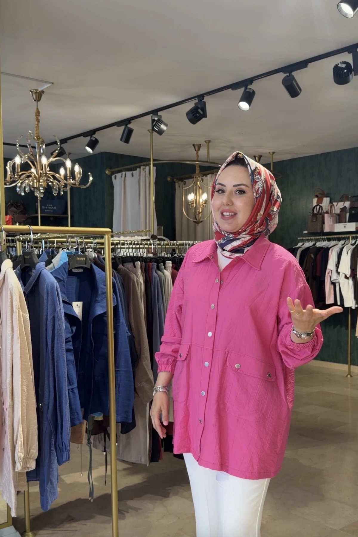 Giy Çık Zımbalı Gömlek