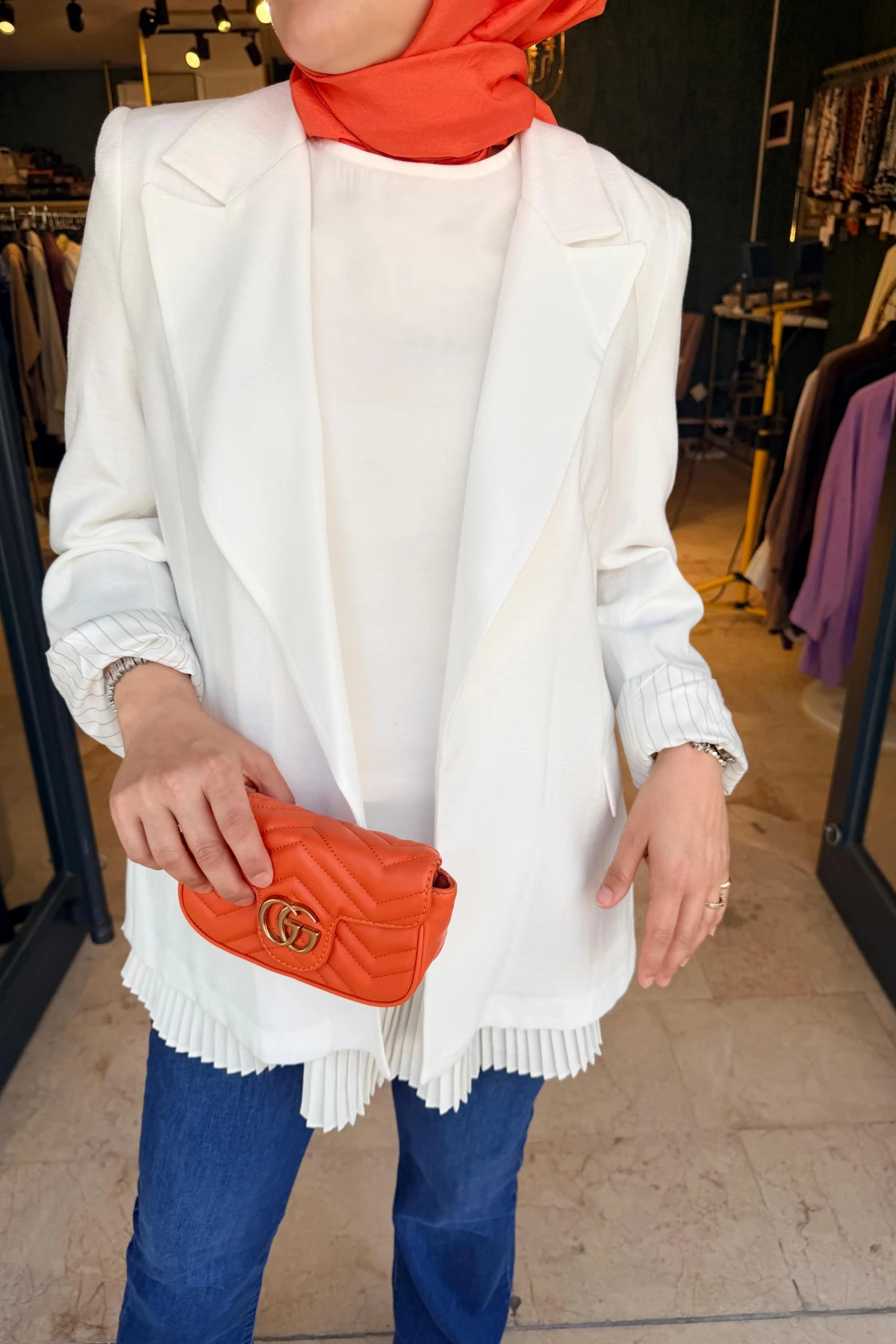 Keten Blazer Ceket