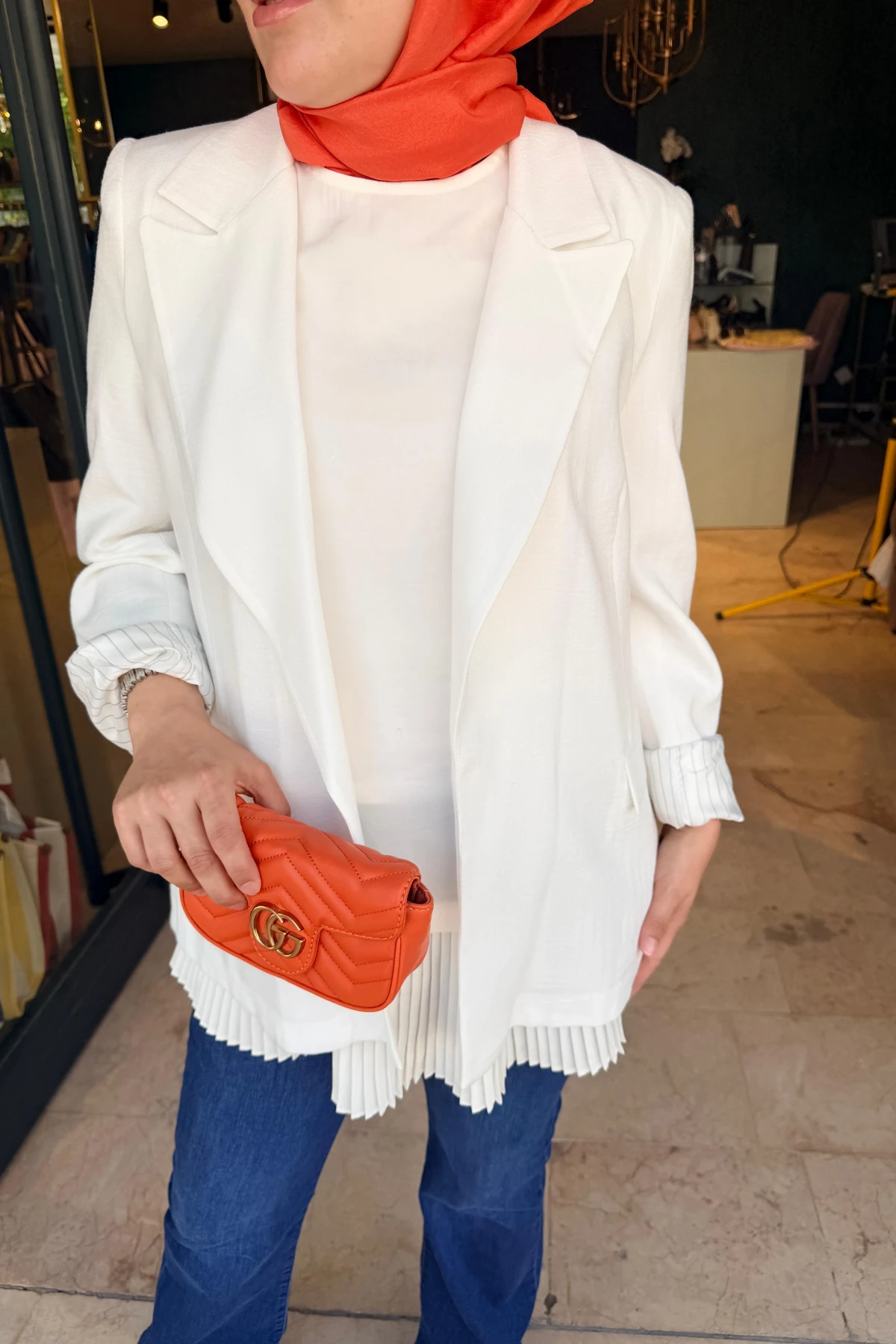 Keten Blazer Ceket