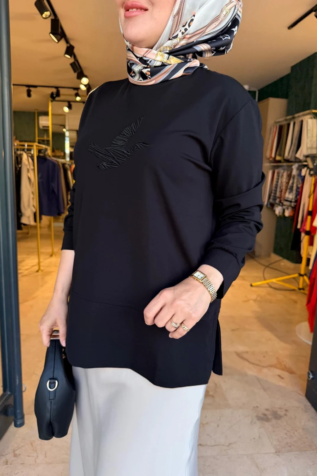 NAKIŞ İŞLİ KUŞLU SWEAT