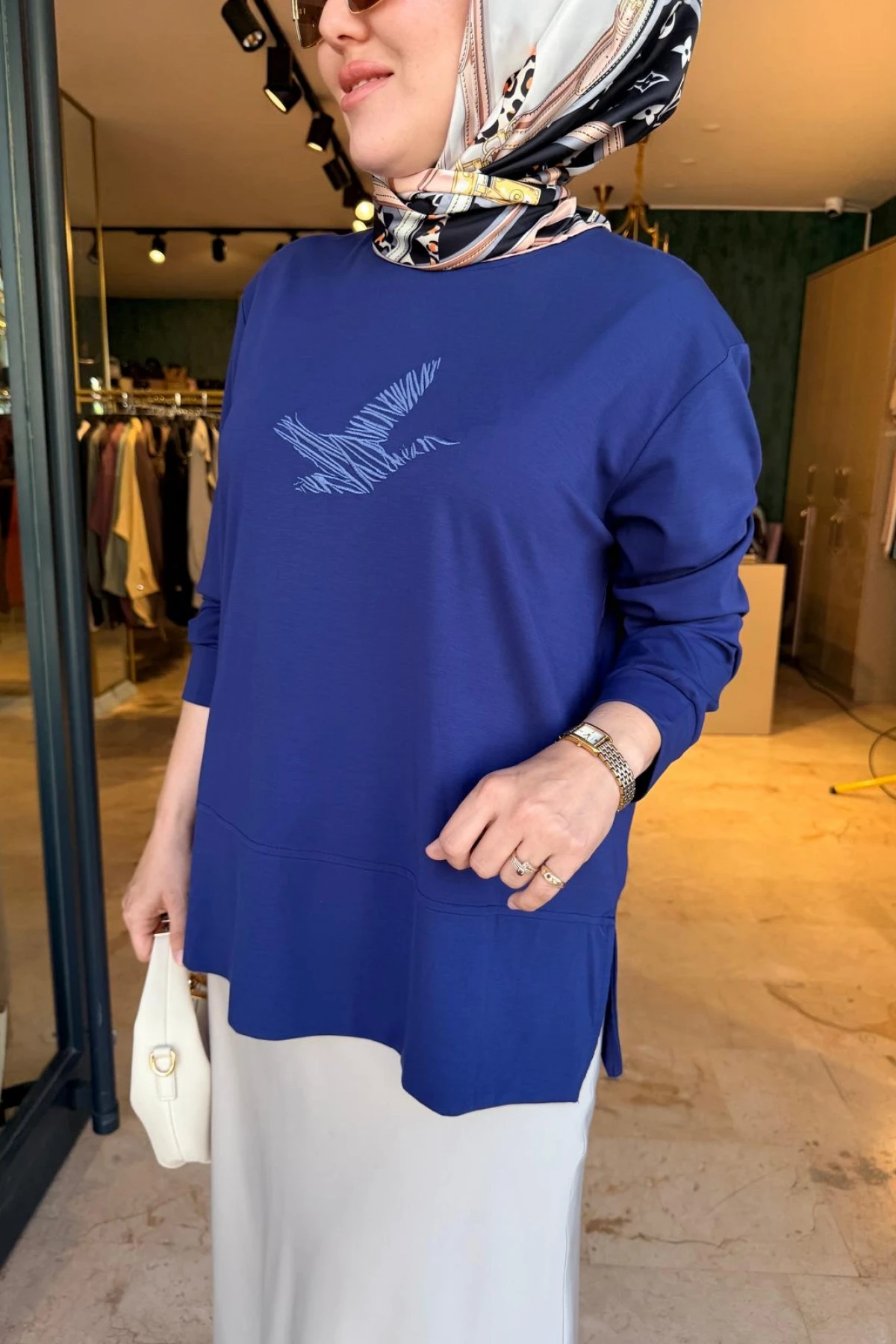 NAKIŞ İŞLİ KUŞLU SWEAT