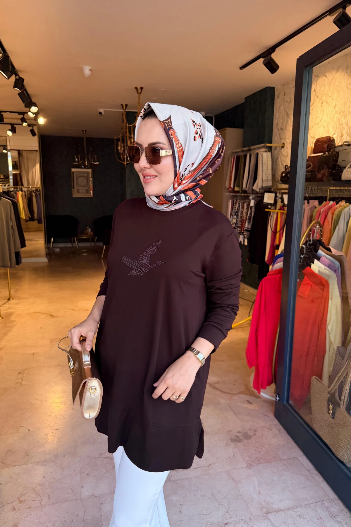 NAKIŞ İŞLİ KUŞLU TUNİK