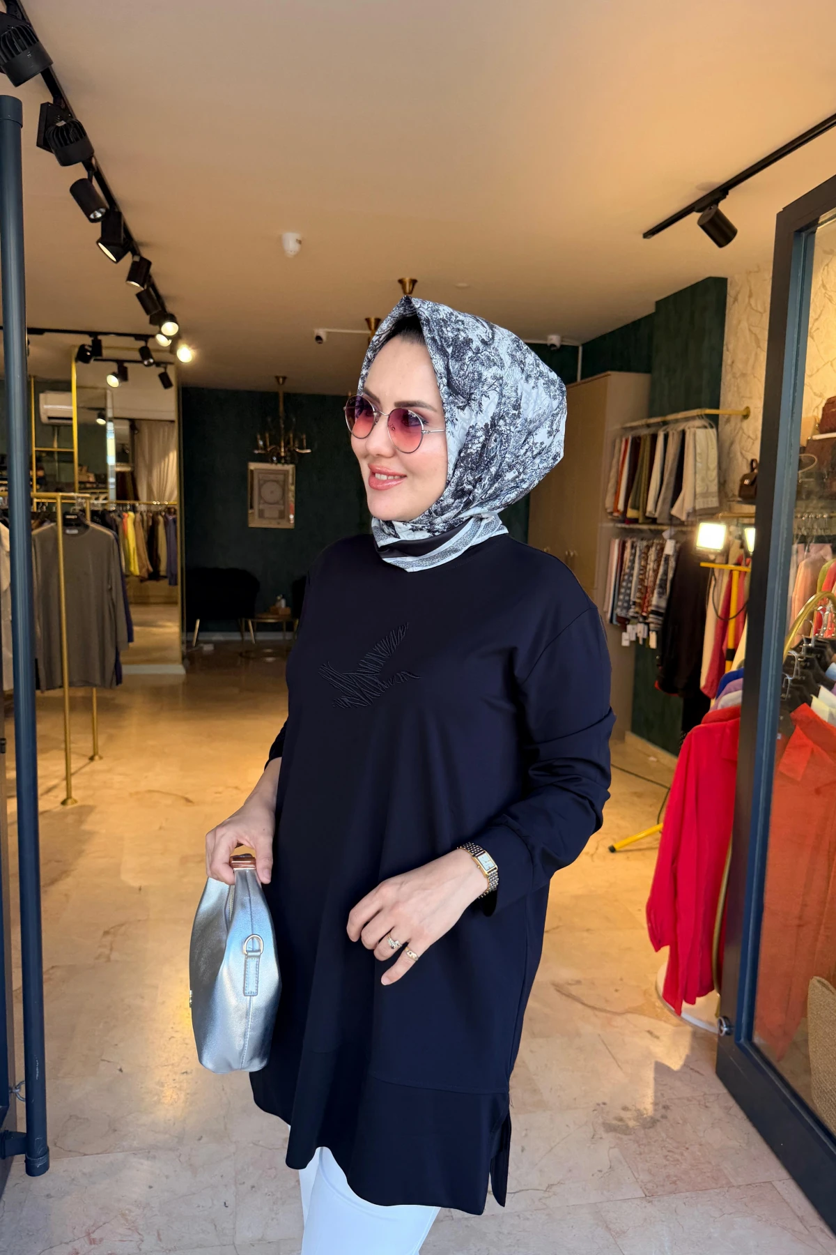 NAKIŞ İŞLİ KUŞLU TUNİK
