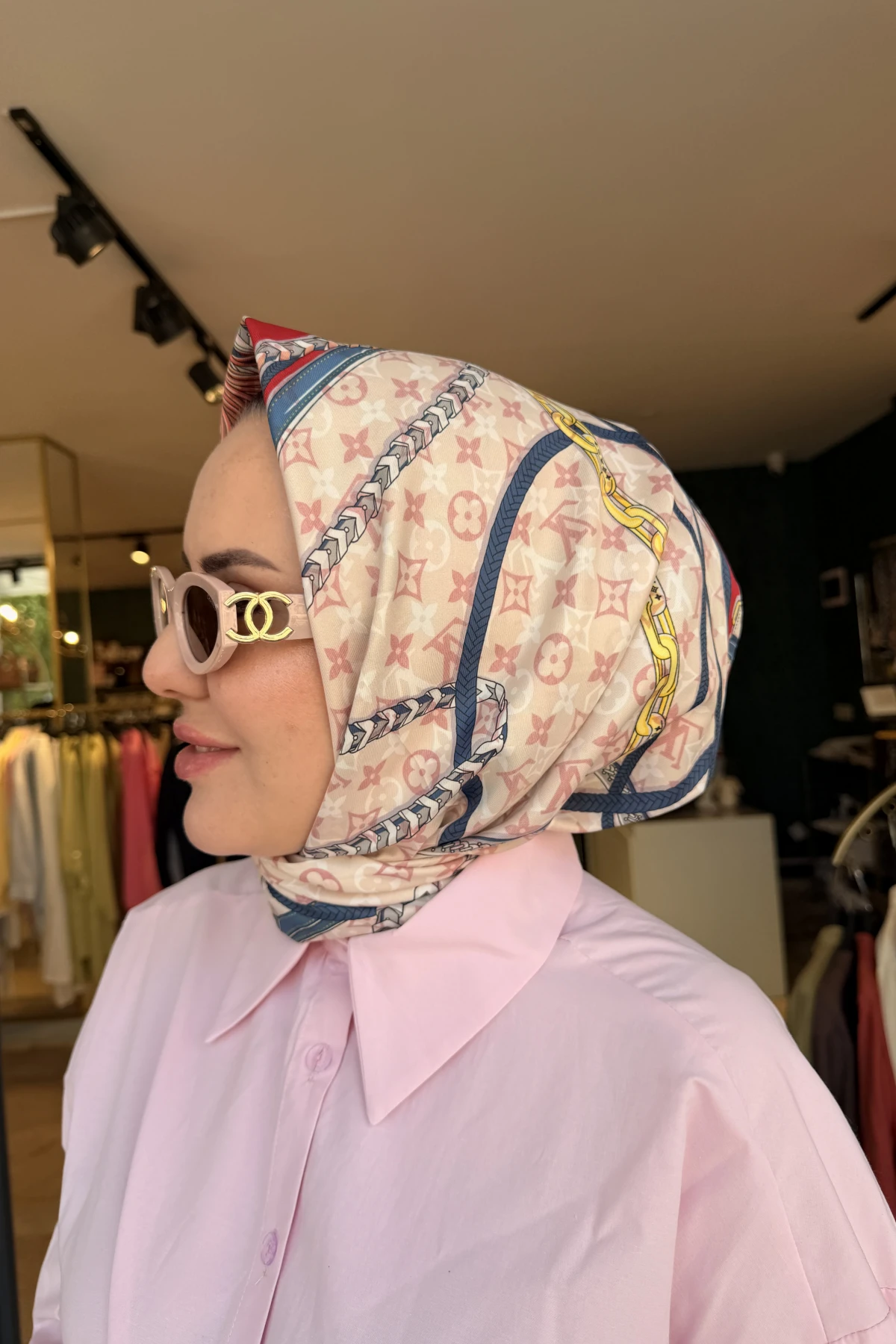 Rüzgarlık Detaylı Poplin Gömlek Pembe