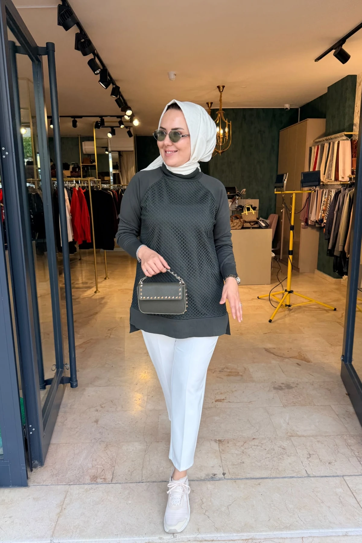 ZÜMRA FİLELİ MERSERİZE TUNİK