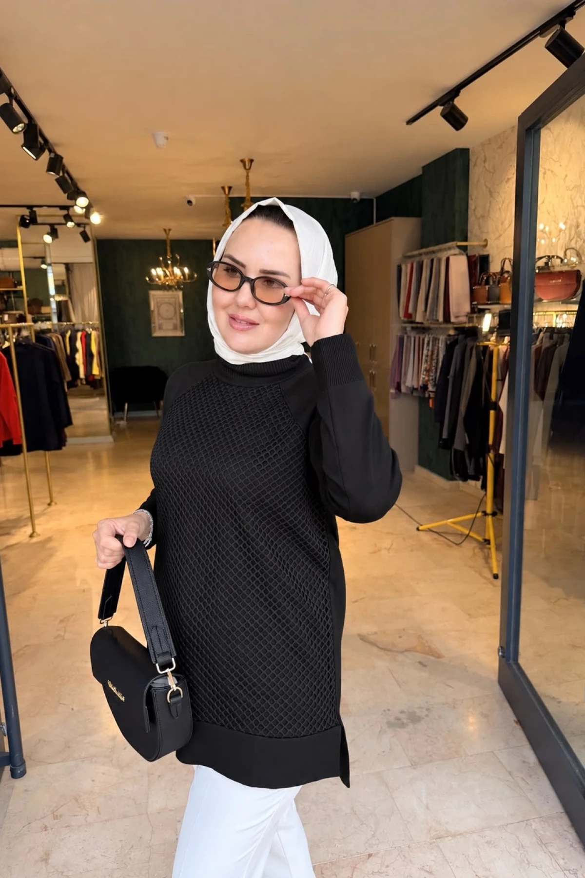 ZÜMRA FİLELİ MERSERİZE TUNİK