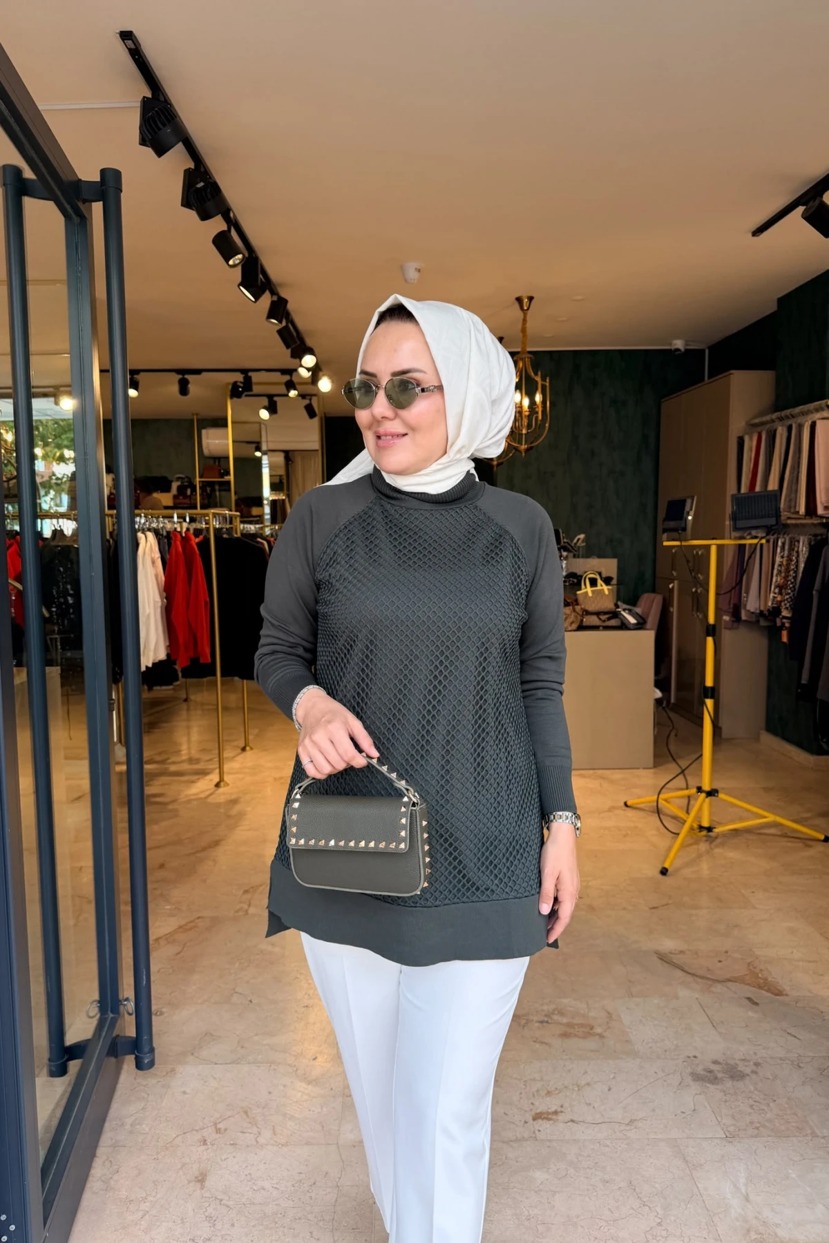 ZÜMRA FİLELİ MERSERİZE TUNİK