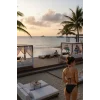 Kadın Siyah Dantel Detaylı Pedli Boyun ve Belden Bağlamalı Bikini Takımı