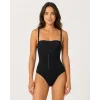 Kadın Siyah Rengi Agraflı Göğüs Açık Body Korse