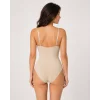 Kadın Ten Rengi Agraflı Göğüs Açık Body Korse
