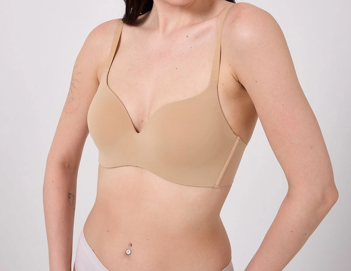 Geniş Sırt Kuşaklı Lazer Kesim Sütyen