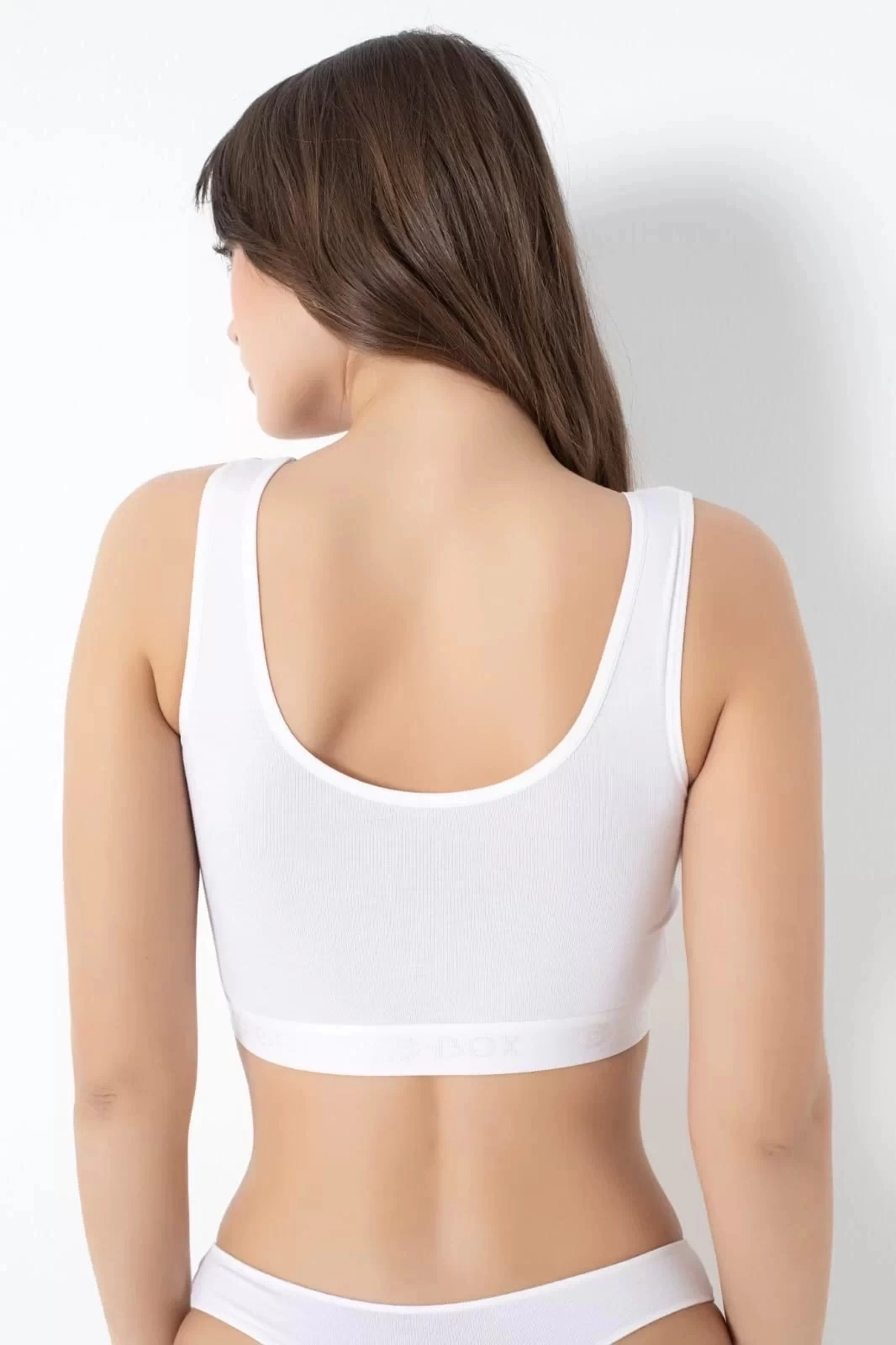 Bayan Bambu Kalın Askılı Pedli Büstiyer