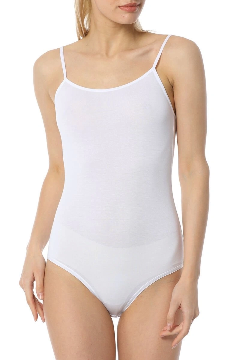 Bayan İnce Askılı Çıtçıtlı Body