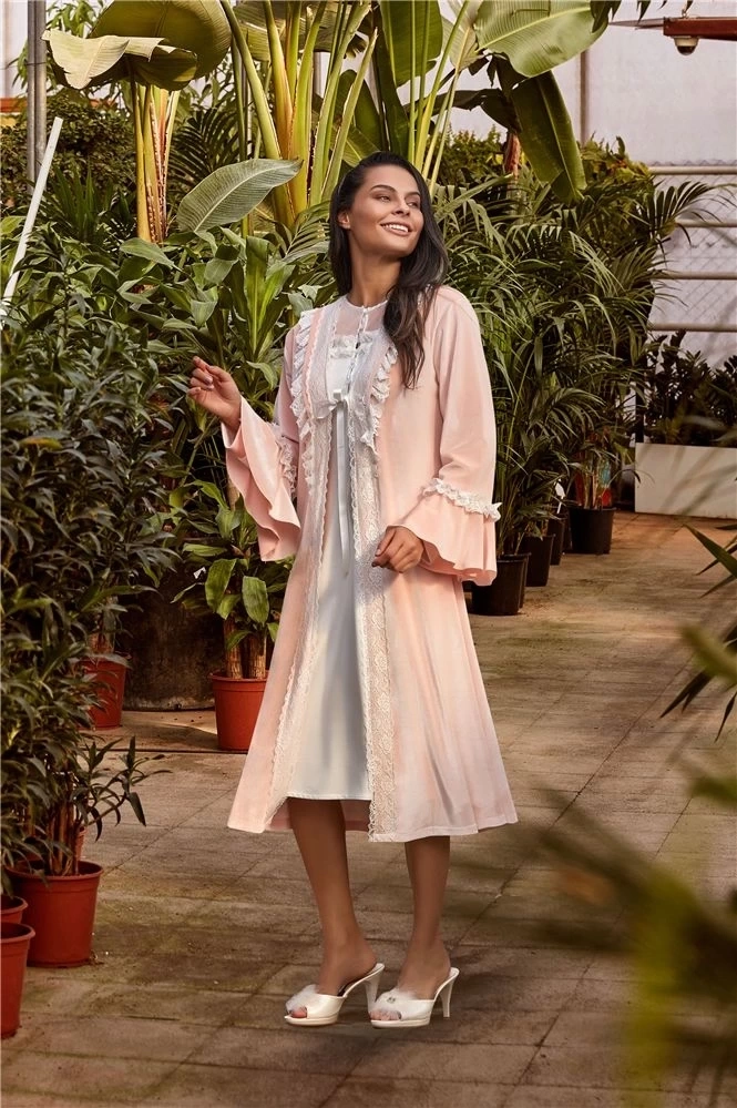 Kadife Gecelik Sabahlık