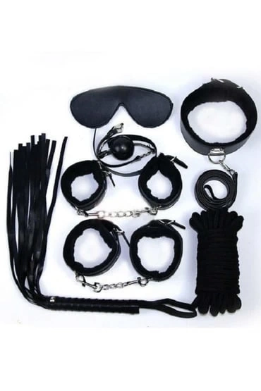 Fantezi Li Kırbaç Ve Kelepçe Set