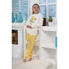 Kapitex 6181 Kız Çocuk Twety Baskılı Uzun Kol Pijama Takımı