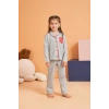 Pjs 28065 Çocuk Düğmeli Pijama Takım