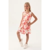 Roly Poly 3393-3 Kız Çocuk Çiçekli Elbise