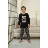 Kapitex 7101 Erkek Çocuk Uzun Kol Pijama Takımı