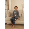 Kapitex 7114 Erkek Çocuk Uzun Kol Pijama Takımı