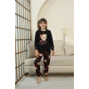 Kapitex 8222 Kız Çocuk Uzun Kol Pijama Takımı