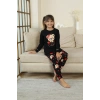 Kapitex 8222 Kız Çocuk Uzun Kol Pijama Takımı