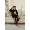 Kapitex 8222 Kız Çocuk Uzun Kol Pijama Takımı