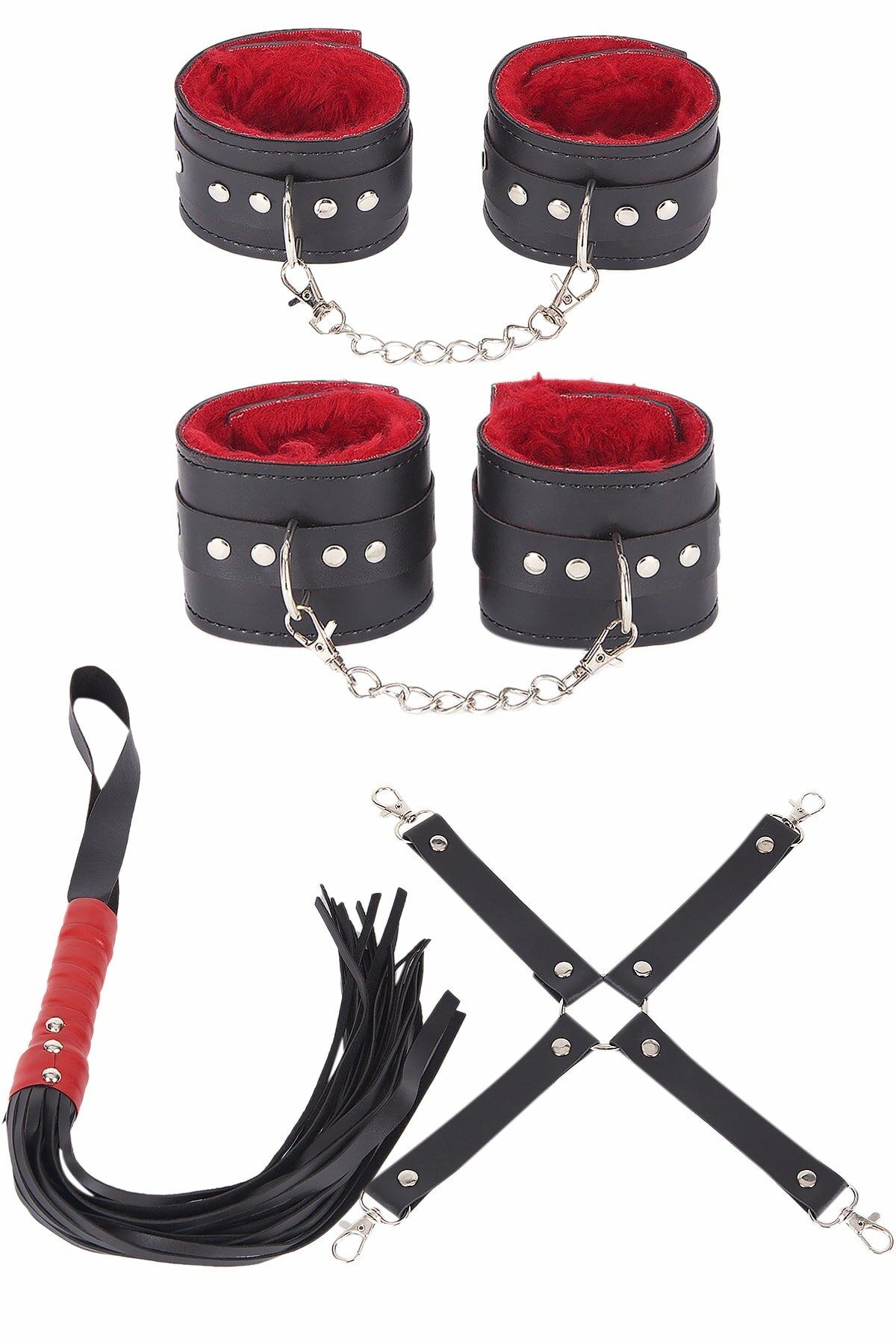 Fantezi Kelepçe Seti ve Maske