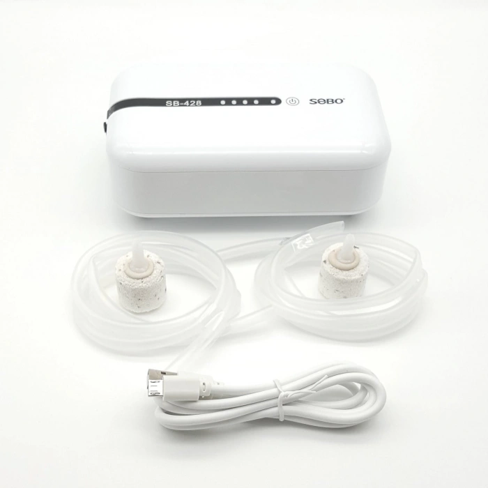 Sobo AC/DC Usb Şarjlı Çift Çıkışlı Hava Motoru SB-428