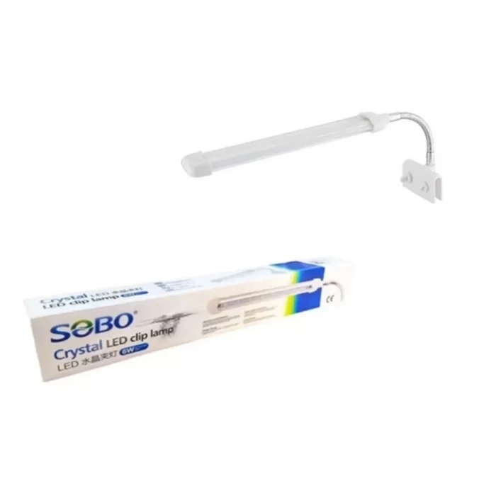 Sobo Akvaryum Klipsli Led Askı Lamba Beyaz S-CL6W