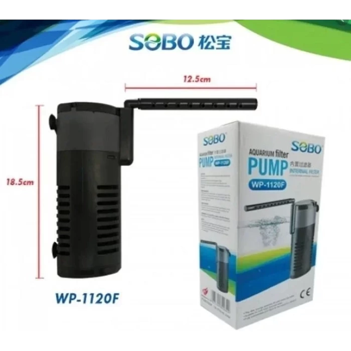 Sobo Akvaryum Şelale Aparatlı İç Filtre WP-1120F