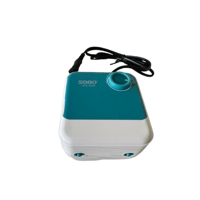 Sobo Ayarlanabilir Sessiz Çift Çıkışlı Akvaryum Hava Motoru AQ-005