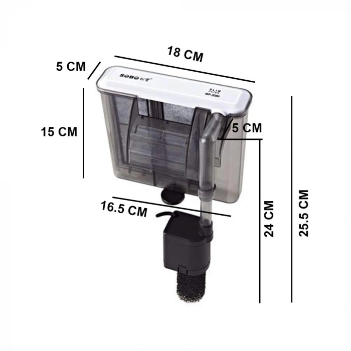 Sobo Şelale Askı Filtre WP-308H