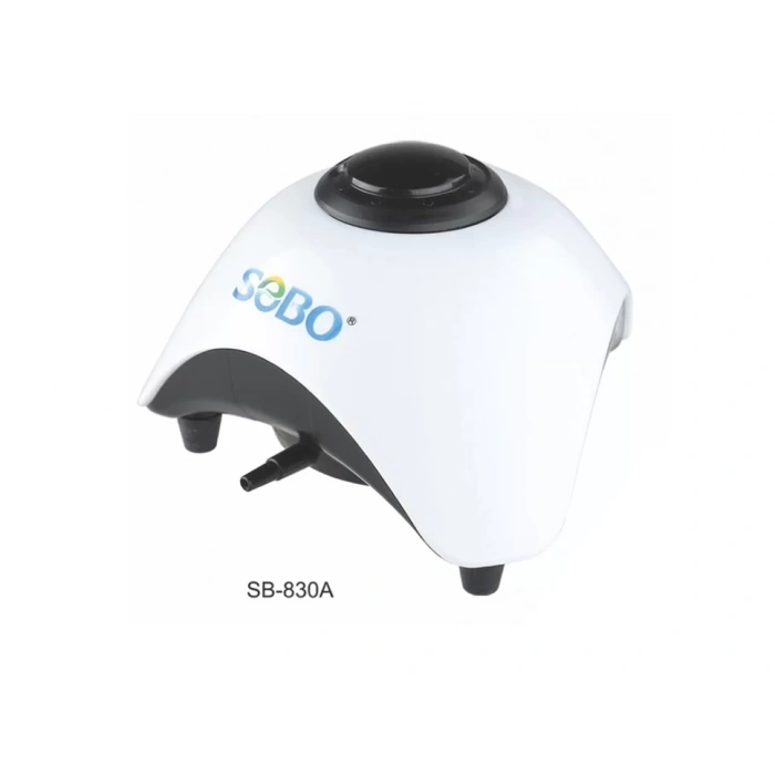 Sobo Sessiz Ayarlanabilir Tek Çıkışlı Üçgen Akvaryum Hava Motoru SB-830A