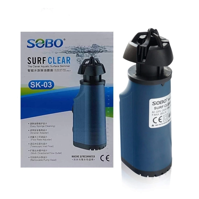 Sobo Surf Clear Akvaryum Yüzey Temizleyici İç Filtre SK-03