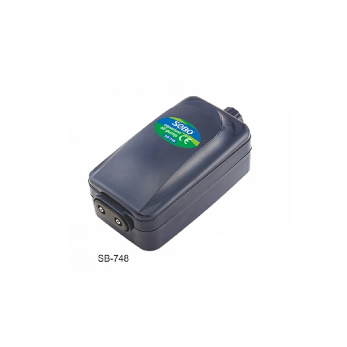 Sobo Ultra Sessiz Ayarlanabilir Çift Çıkışlı Akvaryum Hava Motoru SB-748