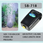 Sobo Ultra Sessiz Ayarlanabilir Tek Çıkışlı Akvaryum Hava Motoru SB-718