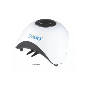 Sobo Sessiz Ayarlanabilir Çift Çıkışlı Üçgen Akvaryum Hava Motoru SB-860A