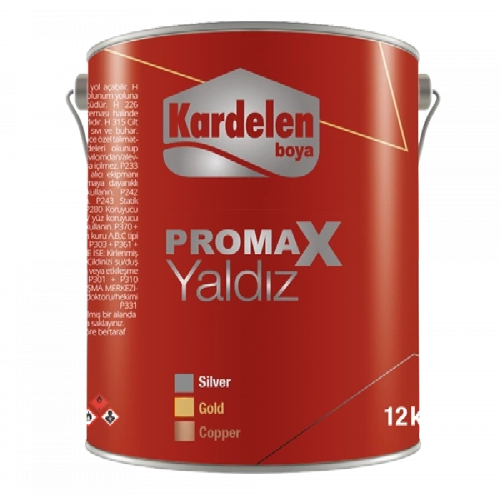KARDELEN PROMAX ALÜMİNYUM YALDIZ BOYA 0,35KG