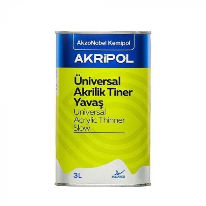 AKZONOBEL ÜNİVERSAL AKRİLİK TİNER ( YAVAŞ/3 LT )