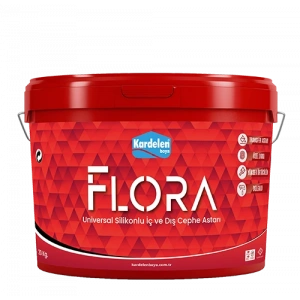 KARDELEN FLORA ÜNİVERSAL SİLİKONLU İÇ - DIŞ ASTAR (20KG)
