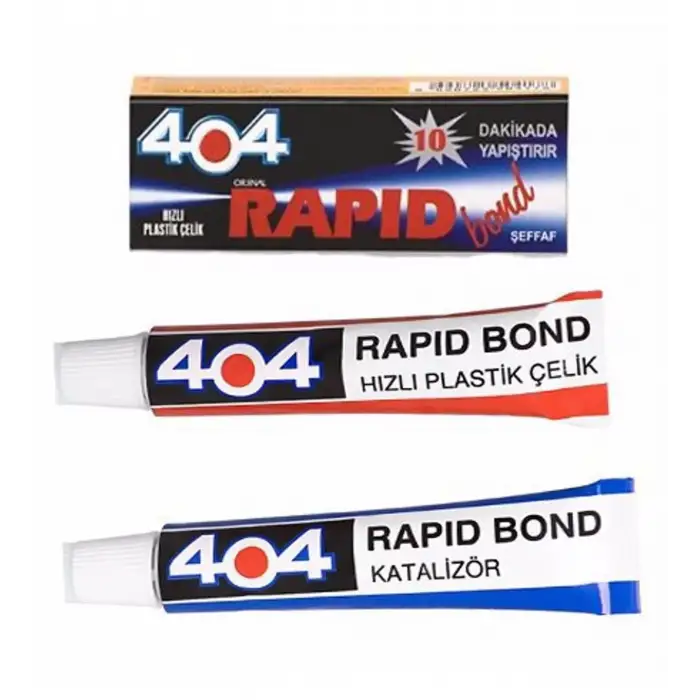 404 PLASTİK ÇELİK YAPIŞTIRICI RAPID ŞEFFAF10GR