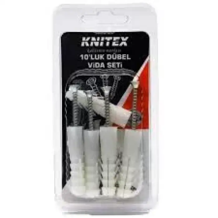 KNITEX VAKUMLU DÜBEL VİDA SETİ 10 LUK KTX-2606