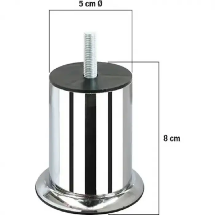 KOÇ BAZA AYAĞI VİDALI ASENA 8 CM M8