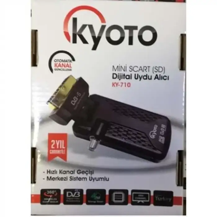 KYOTO HERZ DİJİTAL SCART UYDU ALICISI MİNİ HX-1750