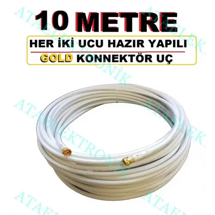 LONGTECH TV KABLOSU RG6 10 MT LT-1115