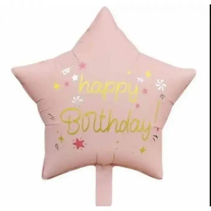45X45 HAPPY BIRTHDAY YILDIZ FOLYO BALON 2006744-48